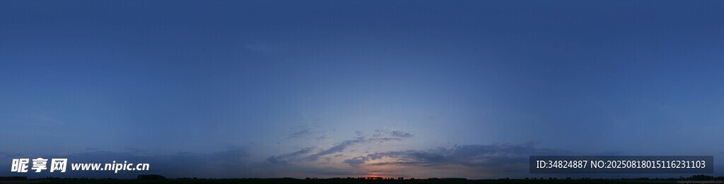 夜幕下的天空美景