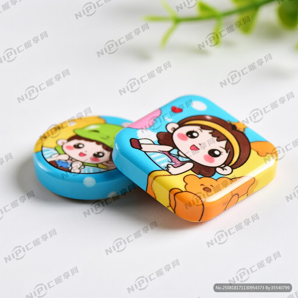 卡通按鈕