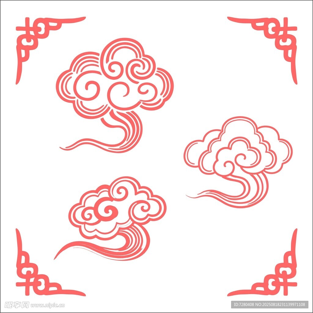 中式傳統(tǒng)祥云圖案設(shè)計(jì)