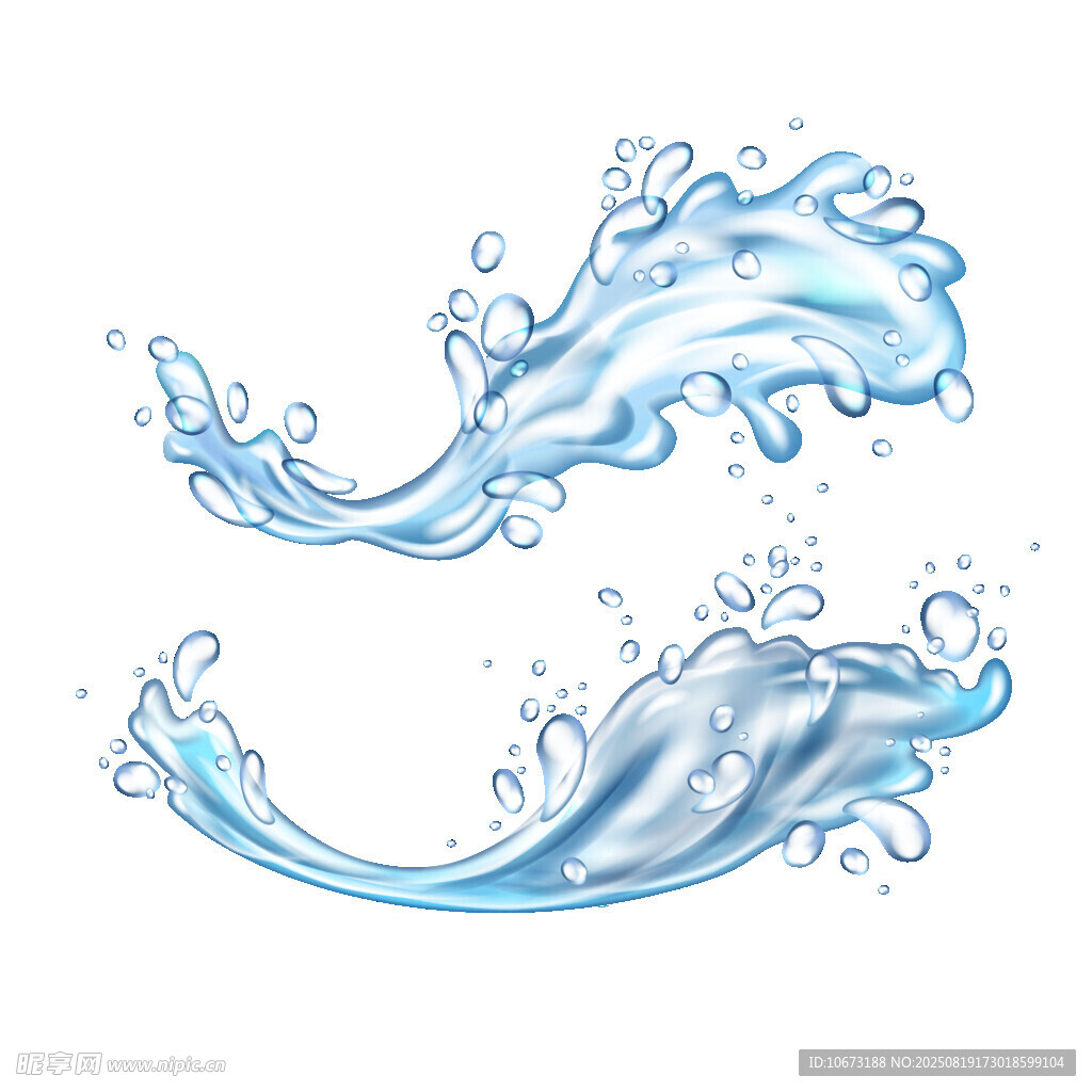 藍(lán)色動(dòng)感水花圖案