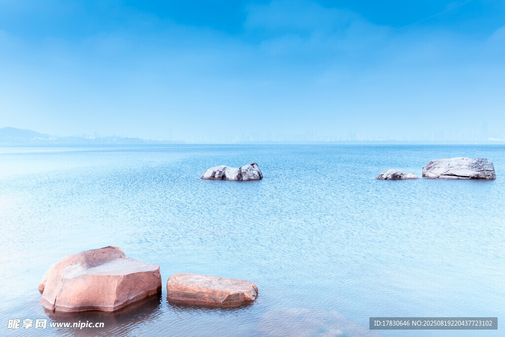 湖北武漢東湖背景圖