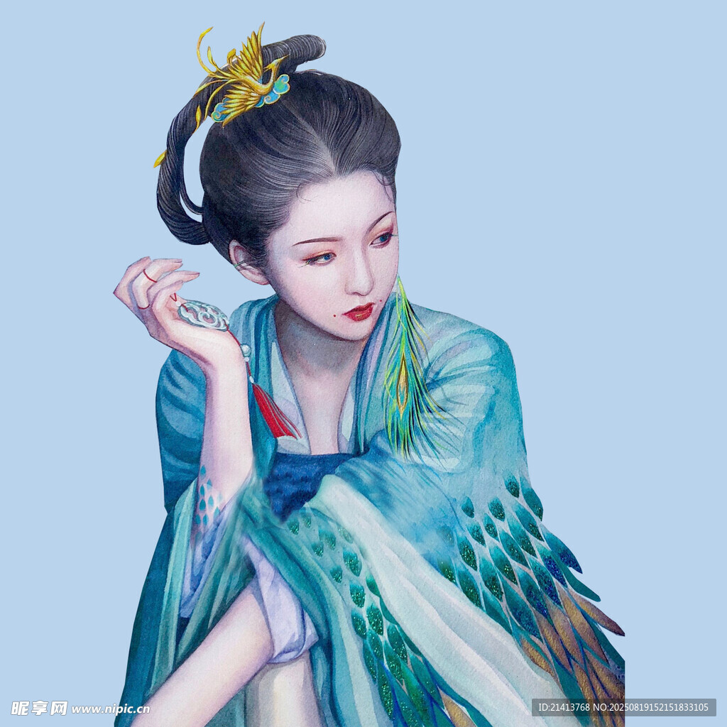 古風(fēng)美人 典雅華服展風(fēng)情