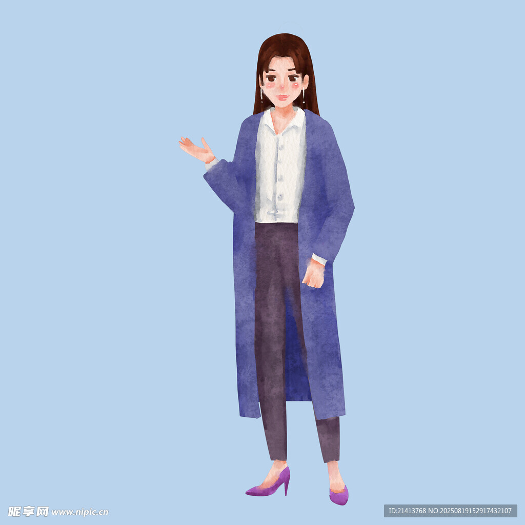 時尚女子展示姿態(tài)