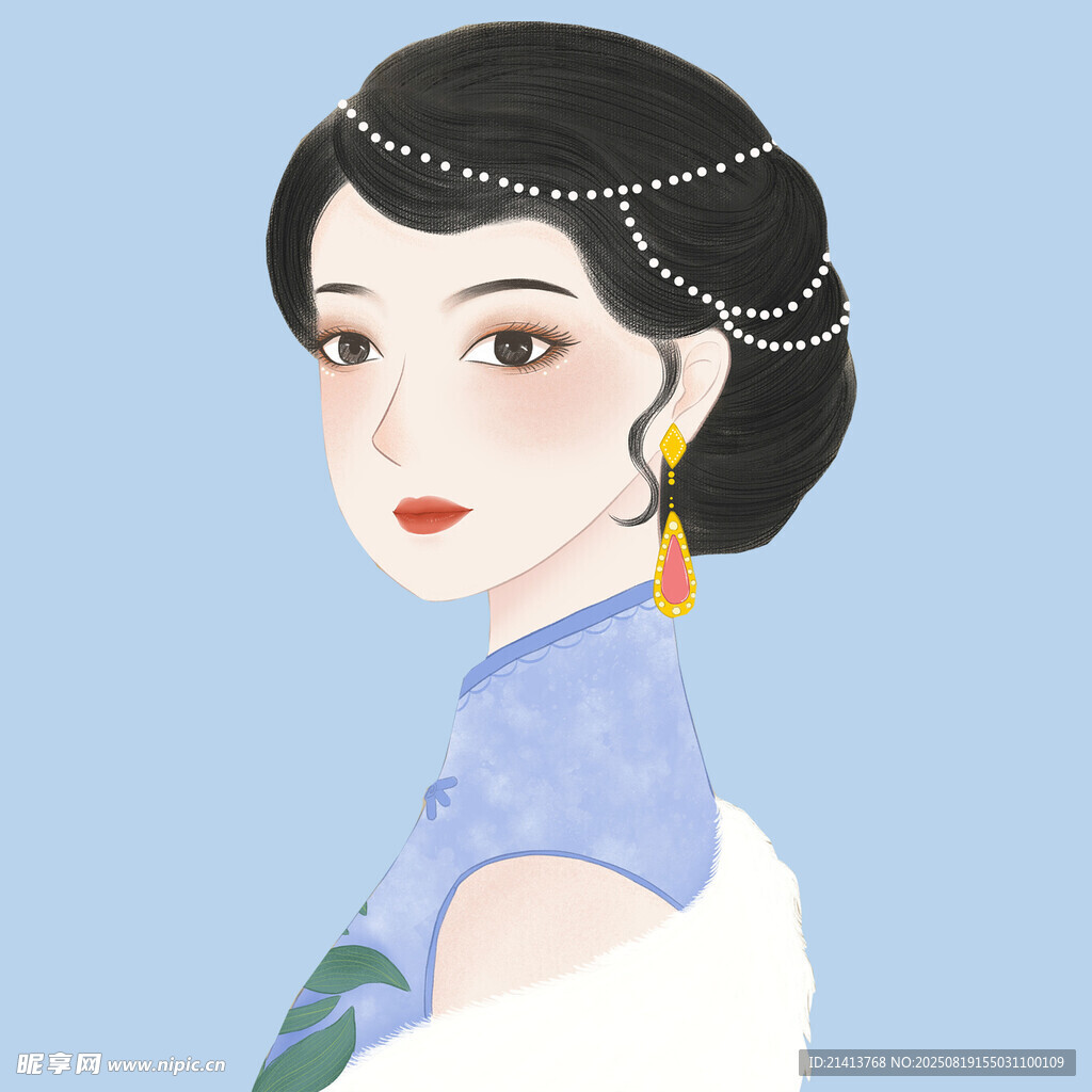 古典優(yōu)雅中式裝扮女子