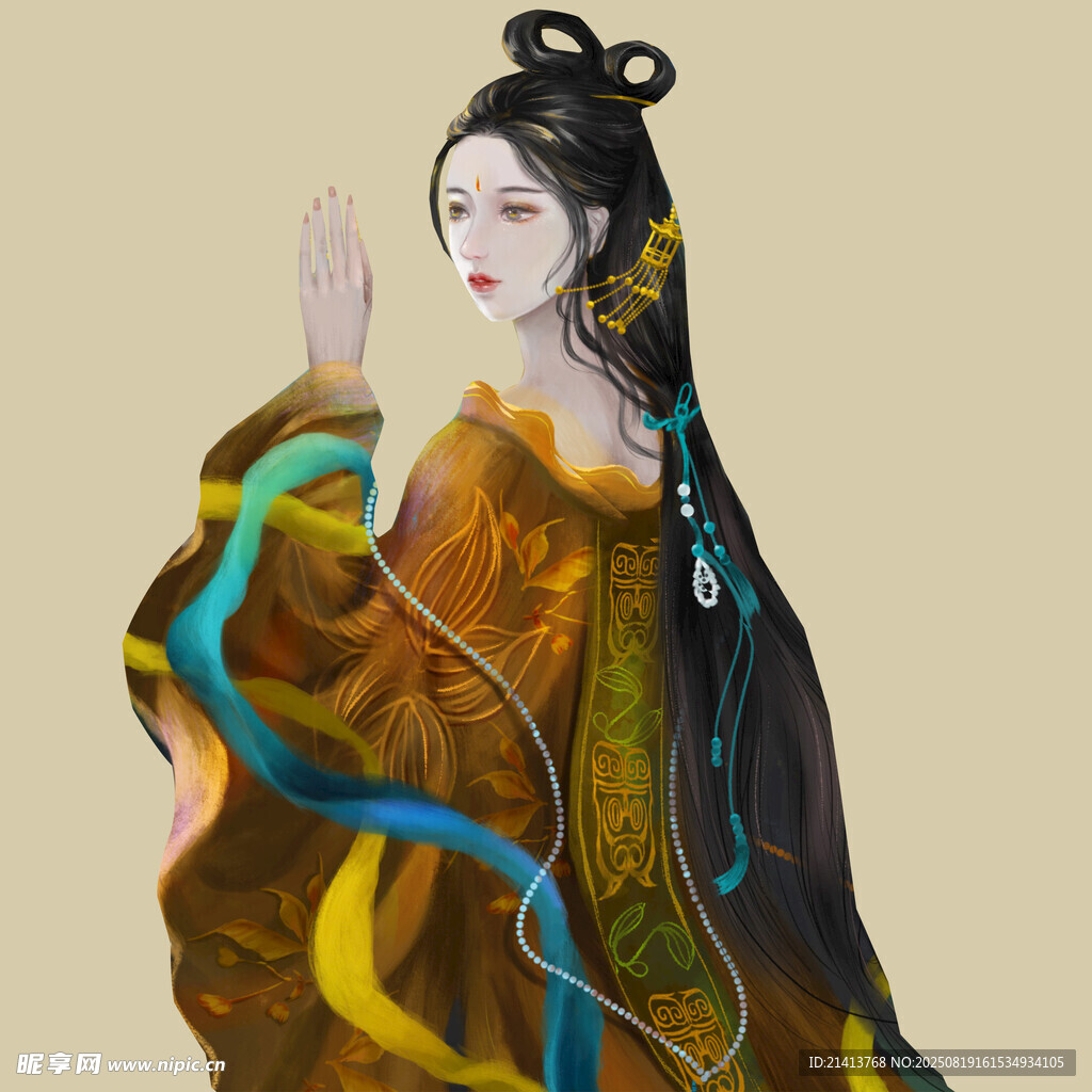 古風(fēng)飄逸的古典美人