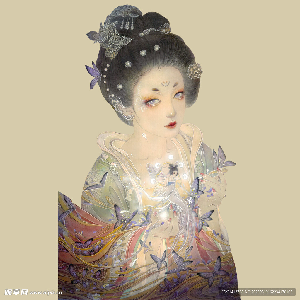 古風(fēng)仕女圖 盡顯典雅韻味