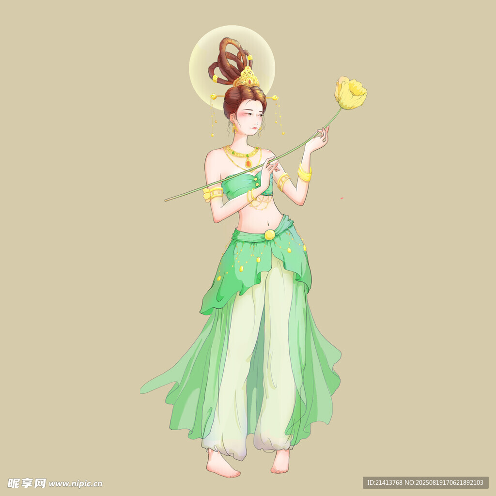 敦煌飛天仙女形象