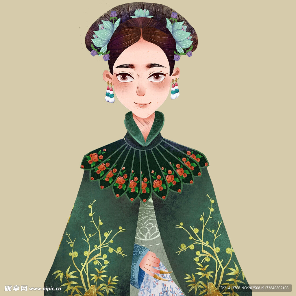 清朝旗裝女子形象