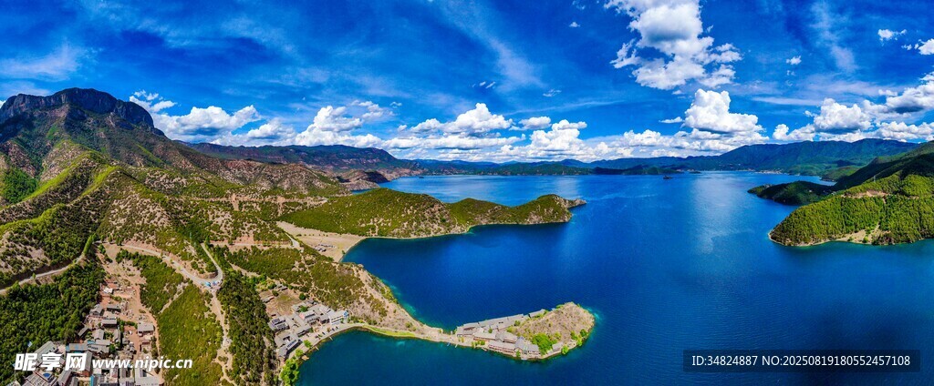 壯麗湖光山色美景