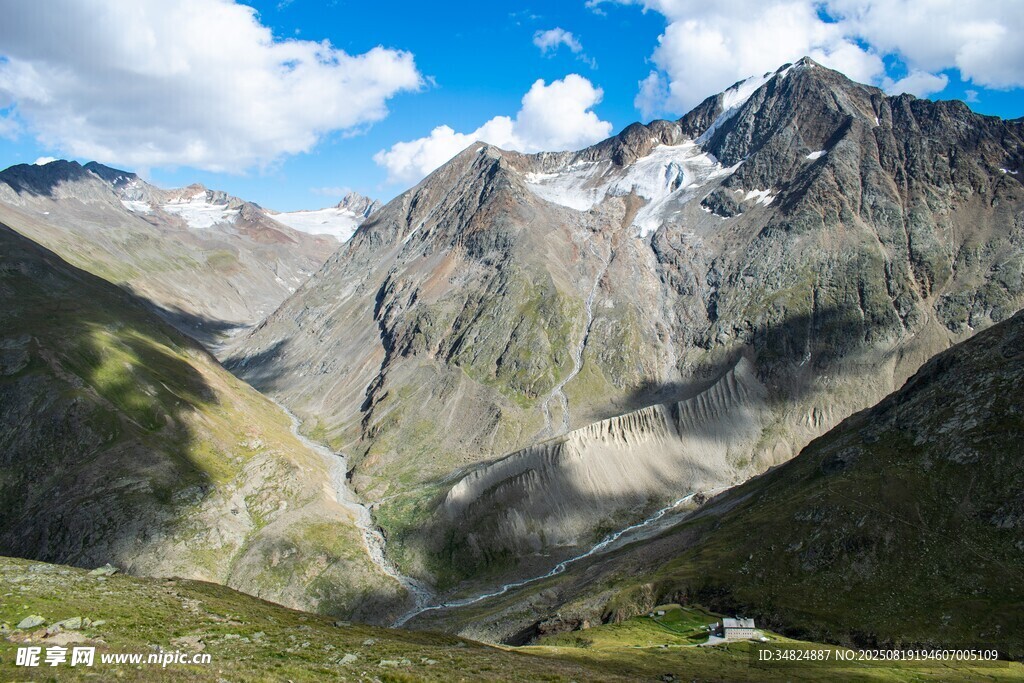 壯麗高山山谷美景