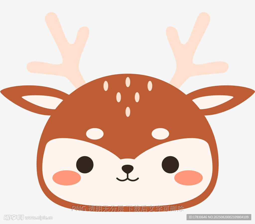可愛(ài)小鹿卡通頭像