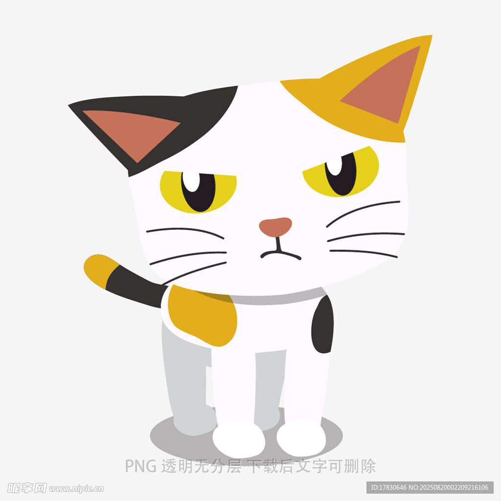 可愛卡通貓咪形象