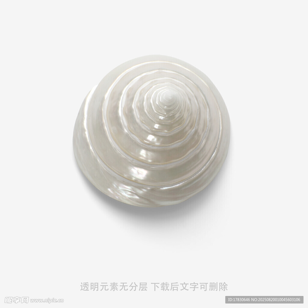 白色螺旋紋理陶瓷小物件