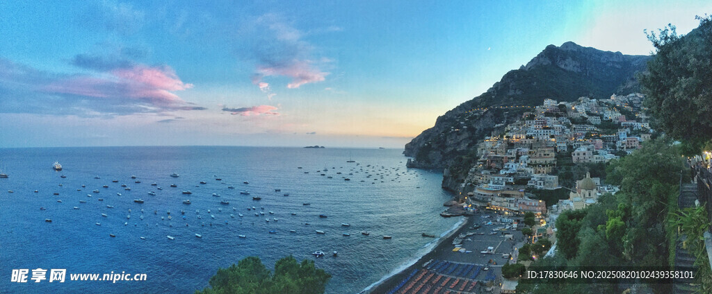 地中海畔美麗海濱風(fēng)景