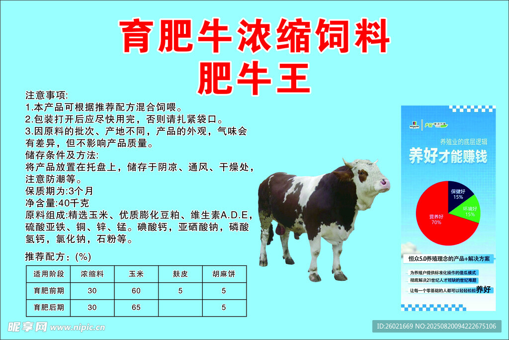 育肥牛濃縮飼料肥牛王介紹