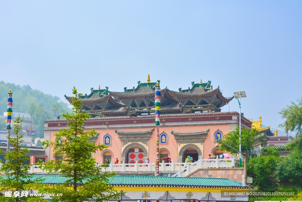 中式古建筑廟宇景觀