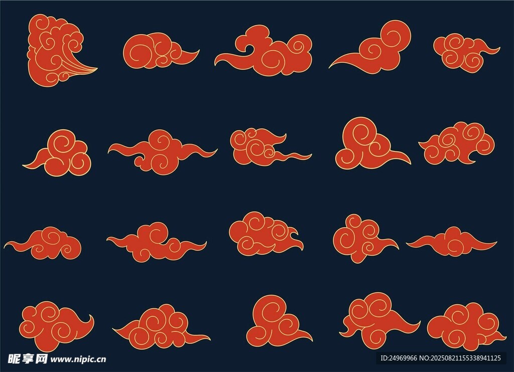 紅色抽象圖案排列背景圖