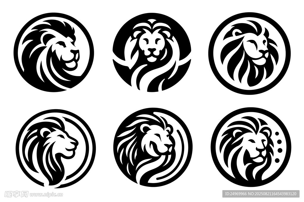 獅子頭標(biāo)志設(shè)計(jì)集合