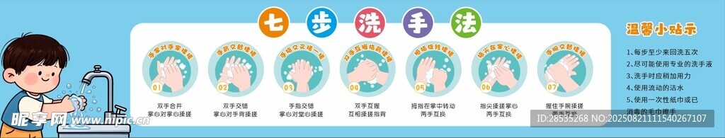 七步洗手法