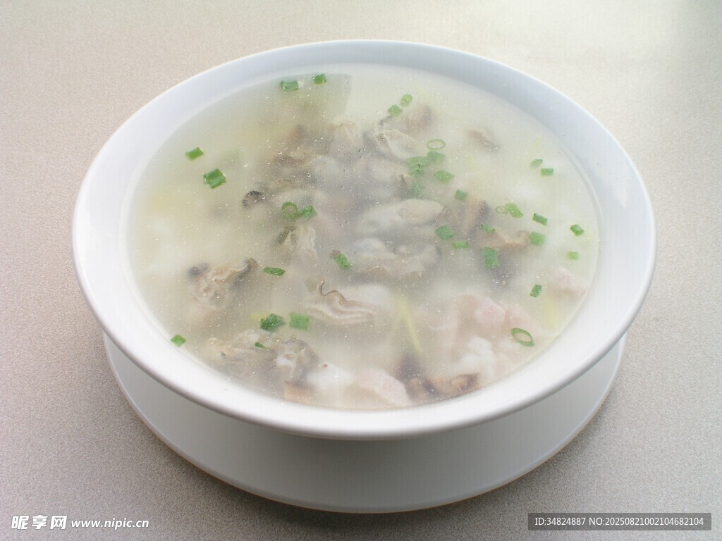 肉碎蠔白粥