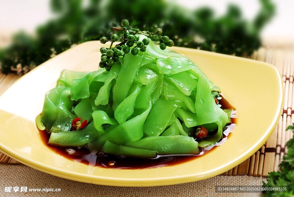 涼拌萵筍