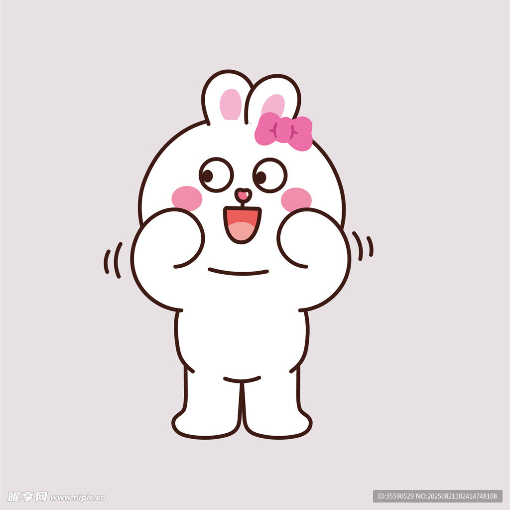 可愛(ài)兔子卡通形象