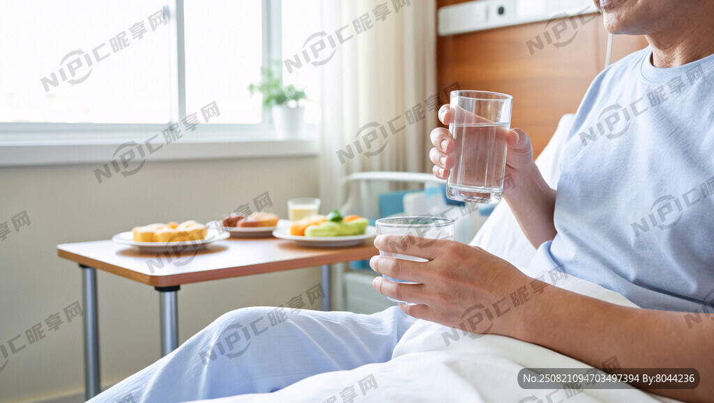 患者需要多飲水、清淡飲食圖片