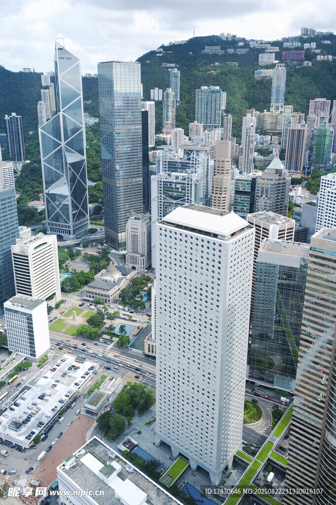 都市高樓林立的繁華景象