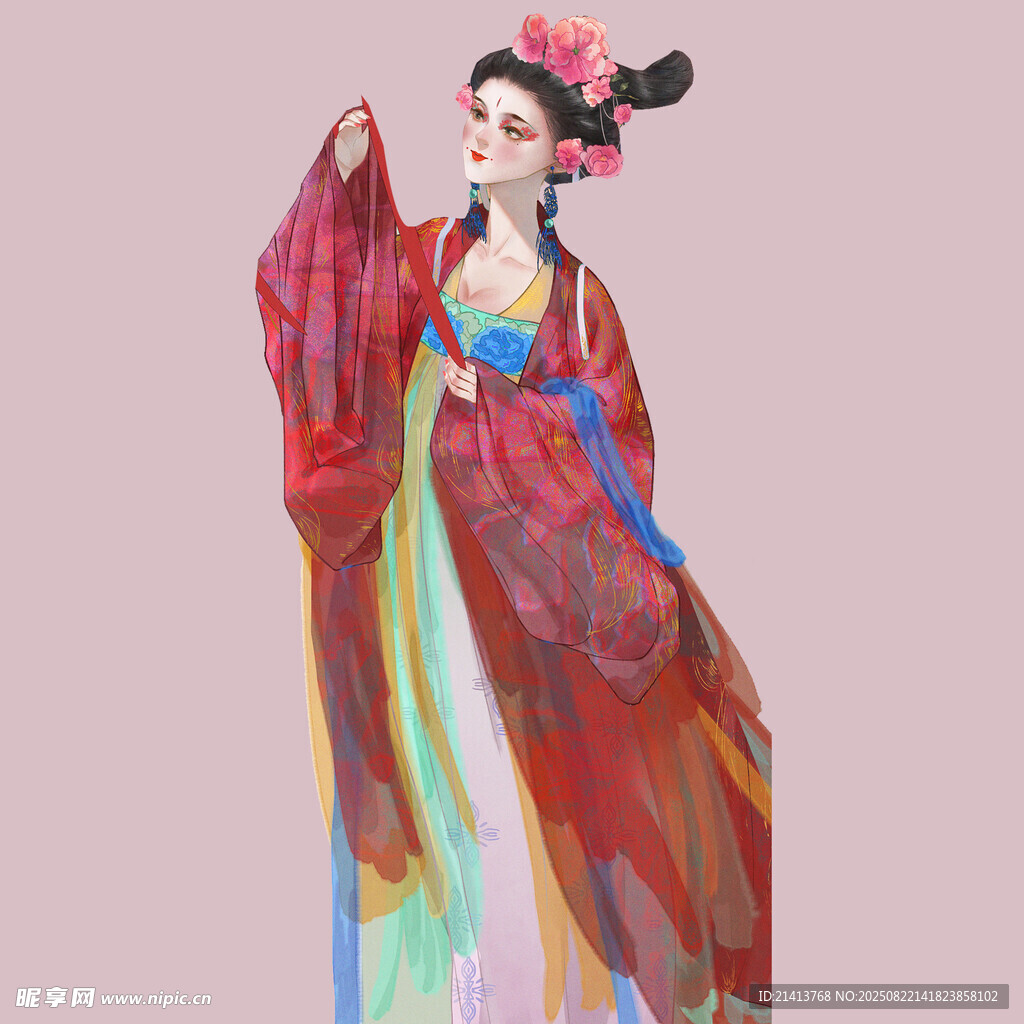 古風(fēng)飄逸的古典美人