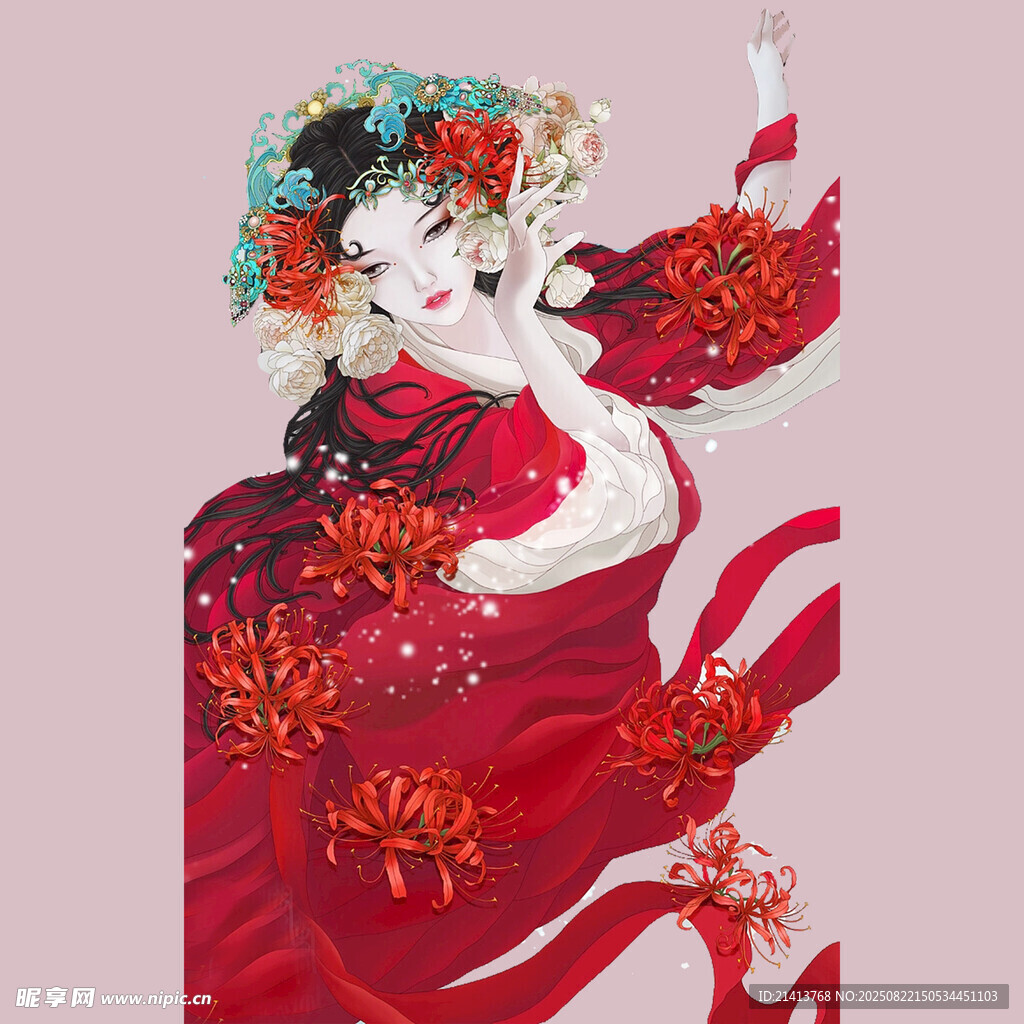 紅衣舞者綻放絢爛之美
