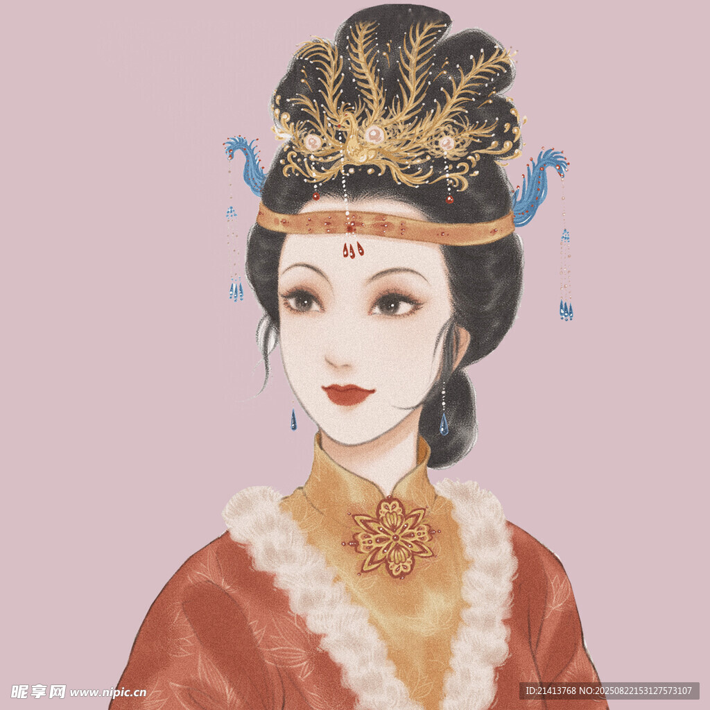 古風(fēng)女子華貴扮相