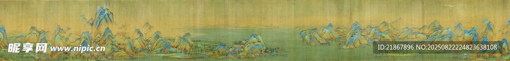 千里江山圖中