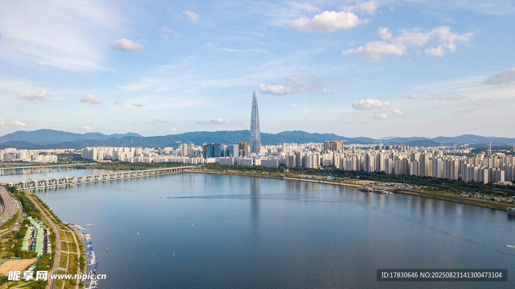 首爾城市河畔美麗風(fēng)光
