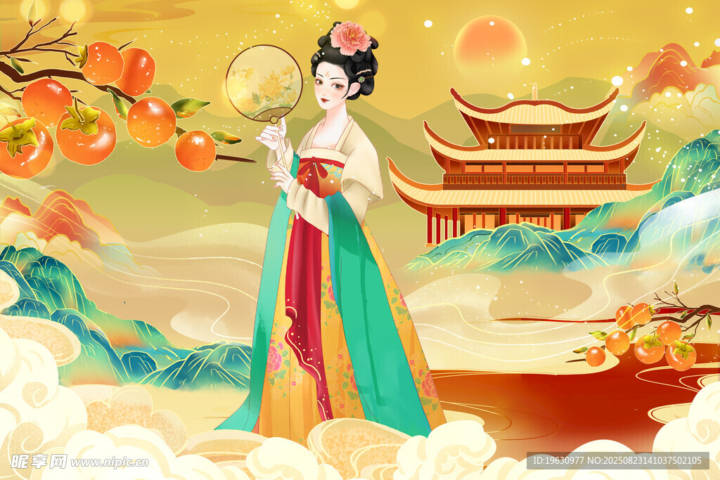 古風(fēng)美人美景
