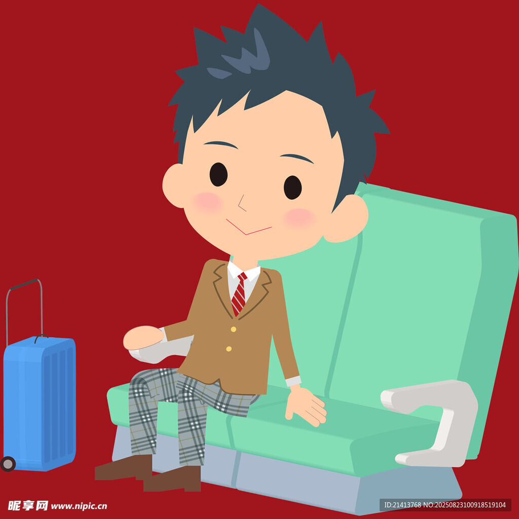 候機(jī)的男孩