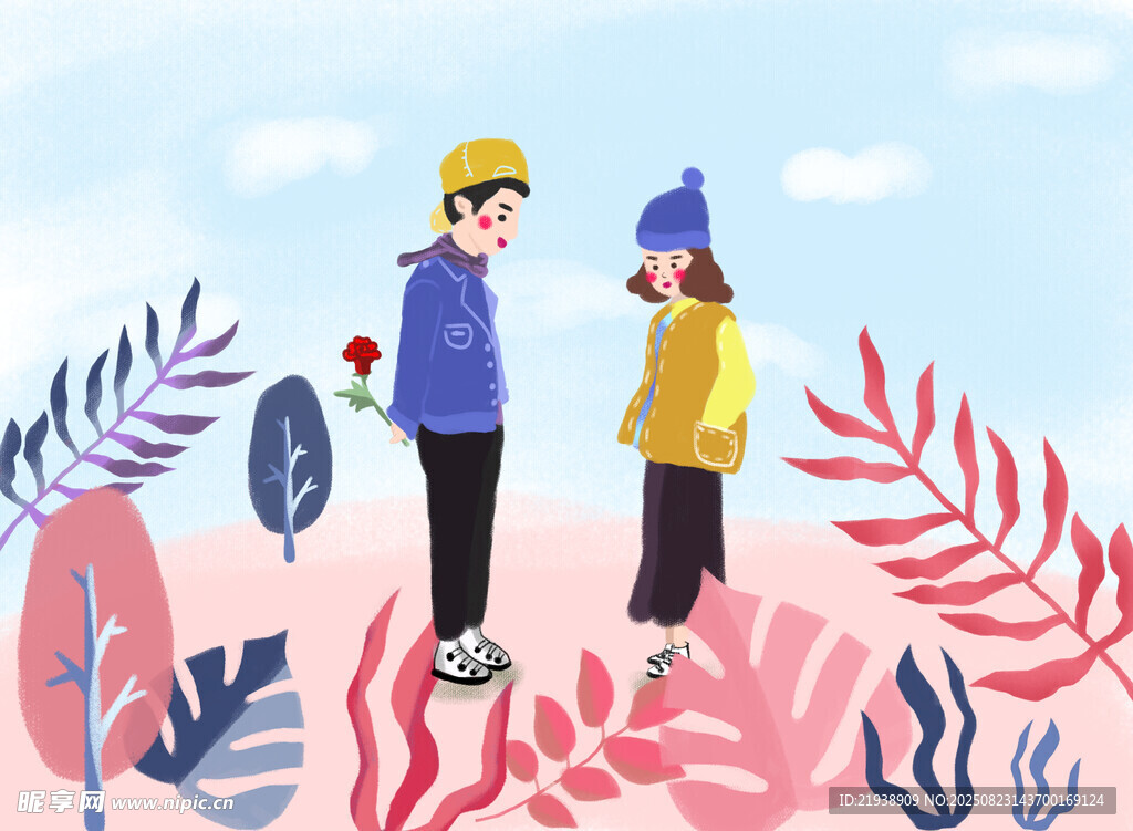 情侶插畫