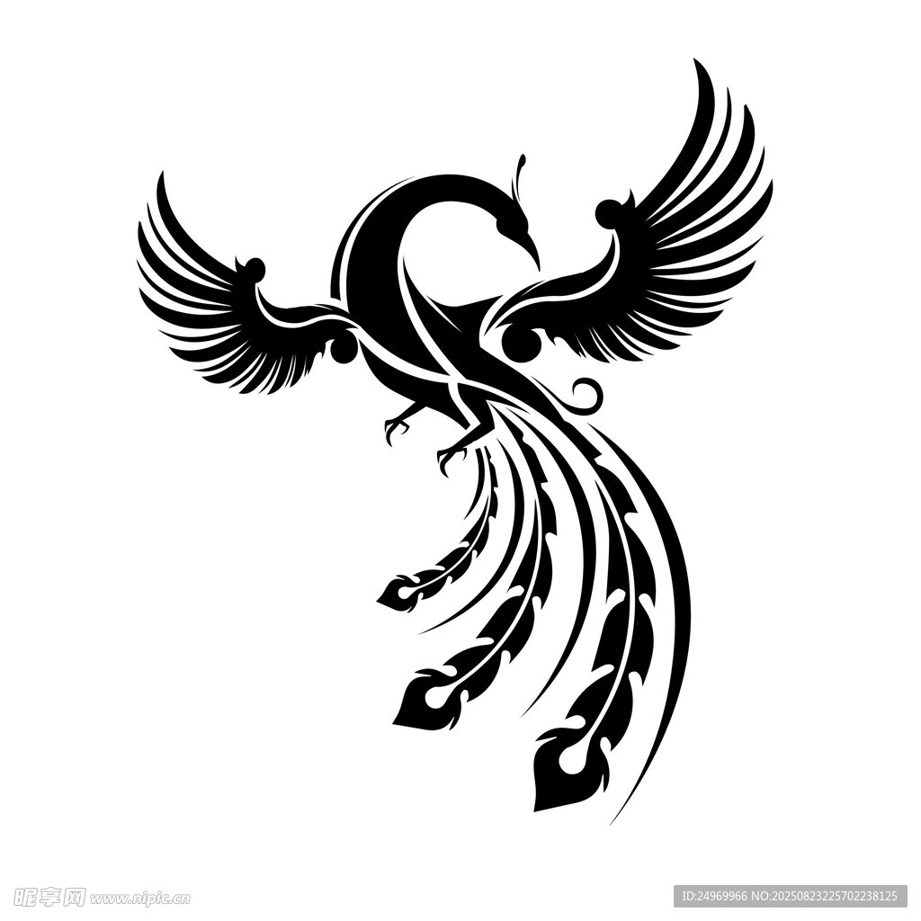 鳳凰紋身圖案設(shè)計(jì)