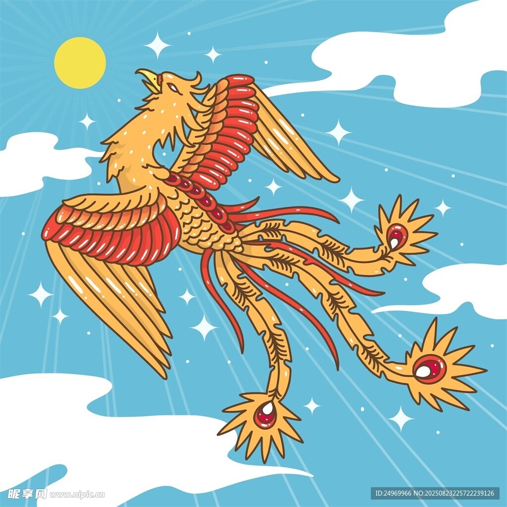 神話中的金色飛獸