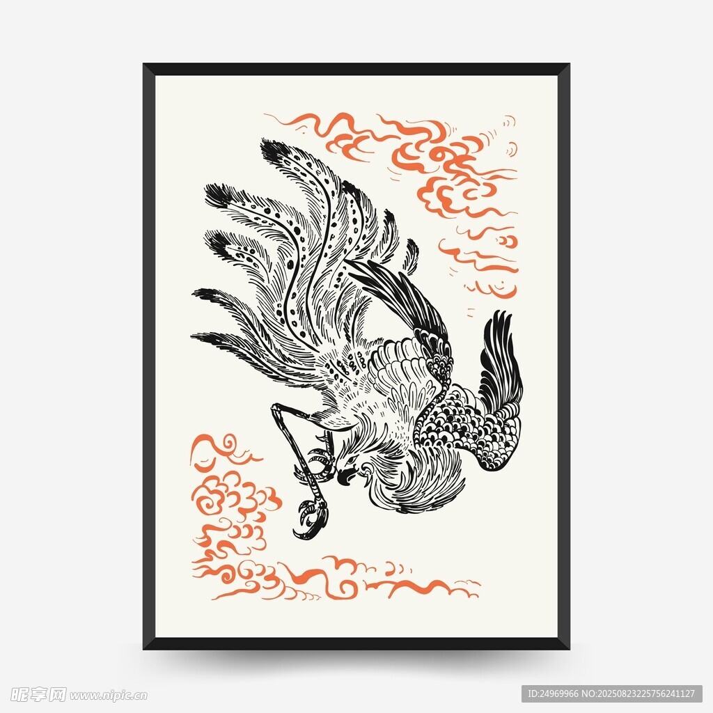 中式龍紋藝術(shù)裝飾畫