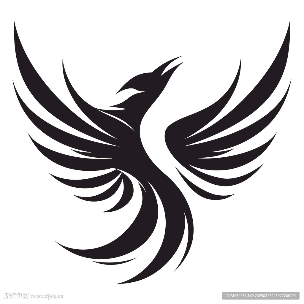 鳳凰簡(jiǎn)約矢量標(biāo)志設(shè)計(jì)