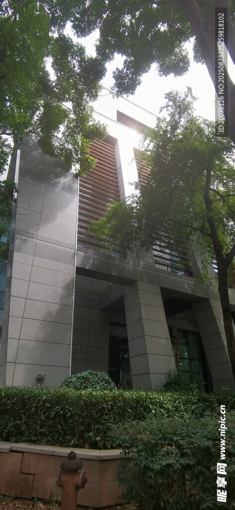 古老建筑旁的綠植景觀