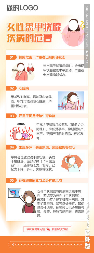 女性患甲狀腺疾病的危害