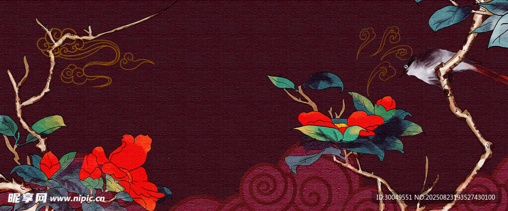 中式花鳥