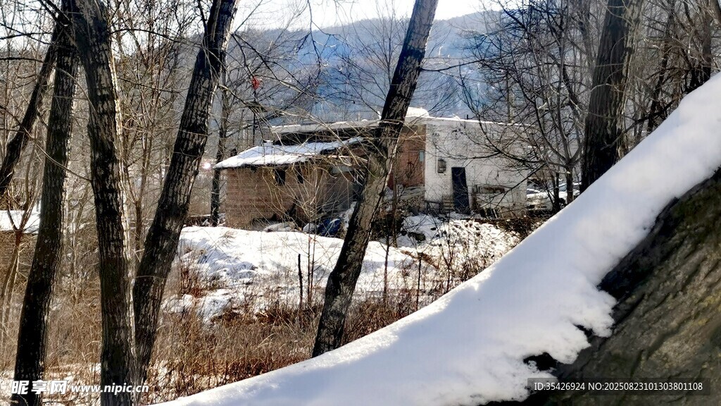 鄉(xiāng)村雪景