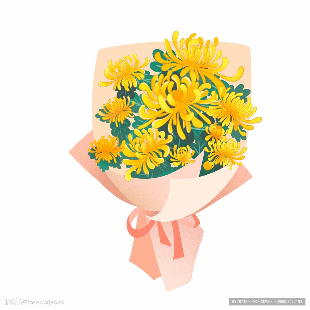 黃色菊花花束