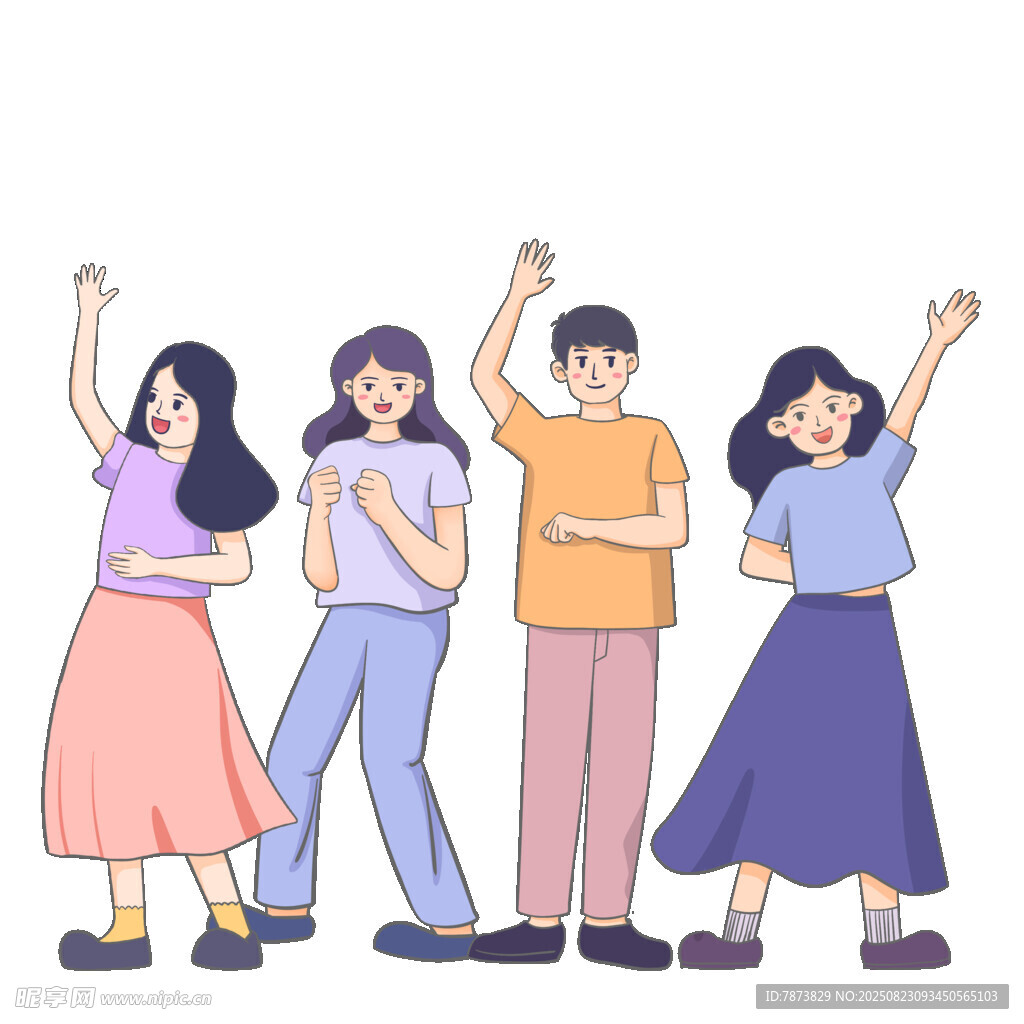 年輕人物元素