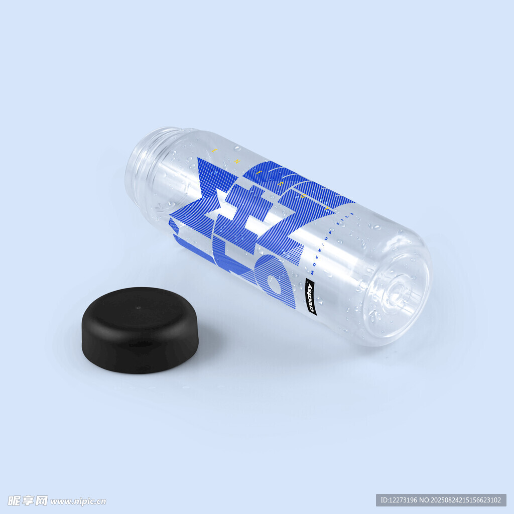 透明容器配黑色蓋子