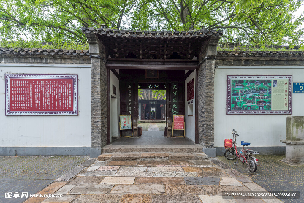 江蘇揚州史公祠風光