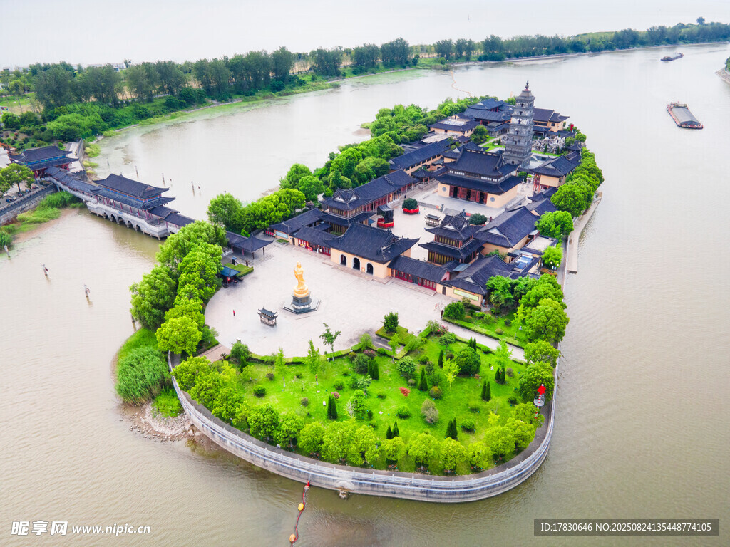 揚(yáng)州高郵地標(biāo)鎮(zhèn)國寺