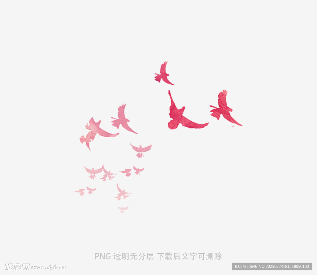 群鳥飛舞圖